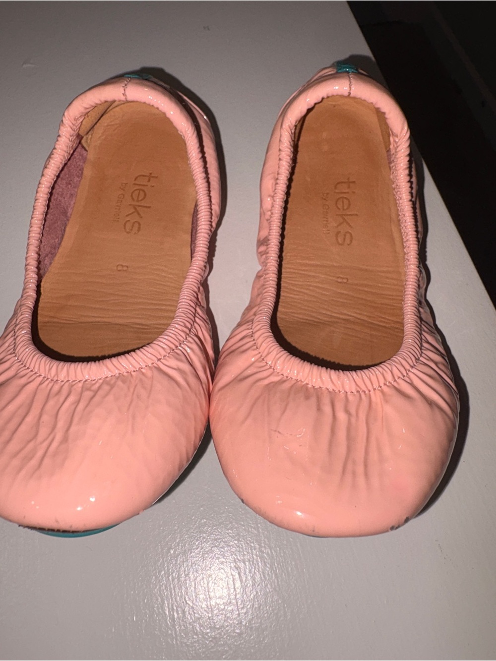 Tieks Cotton Candy Pink Patent Leather Ballet Flats